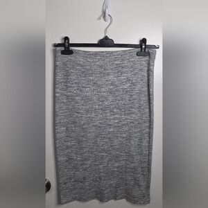Forever 21 Gray Knit Pencil Skirt